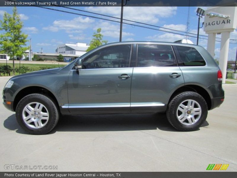 Reed Green Metallic / Pure Beige 2004 Volkswagen Touareg V8