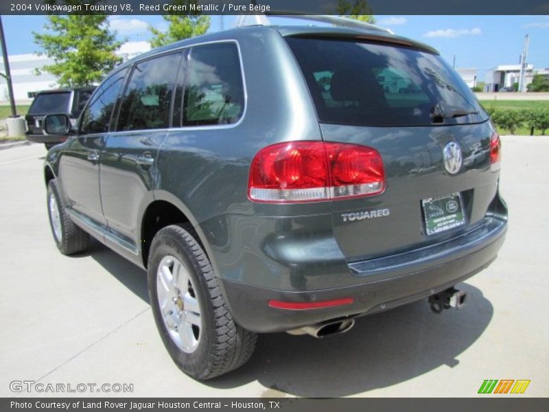 Reed Green Metallic / Pure Beige 2004 Volkswagen Touareg V8