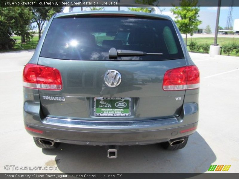 Reed Green Metallic / Pure Beige 2004 Volkswagen Touareg V8