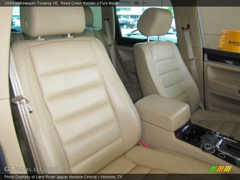 Reed Green Metallic / Pure Beige 2004 Volkswagen Touareg V8