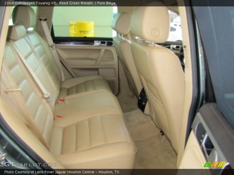 Reed Green Metallic / Pure Beige 2004 Volkswagen Touareg V8