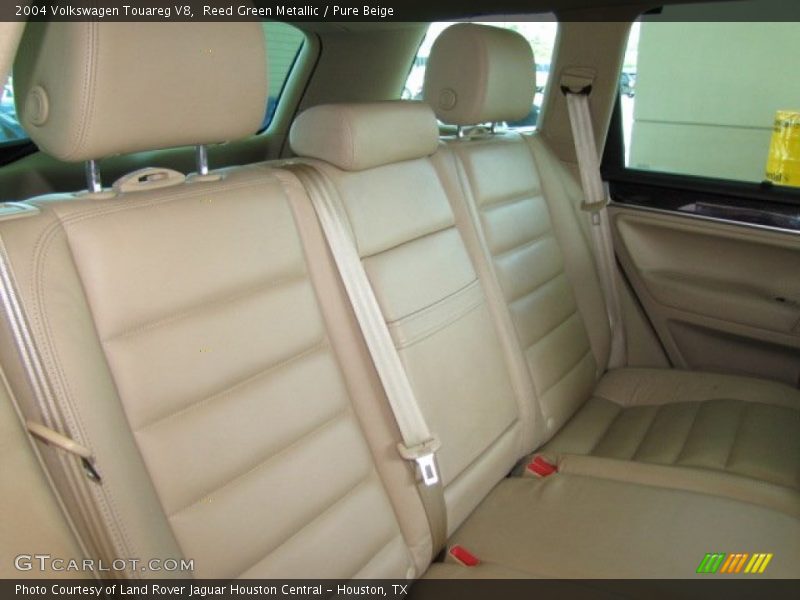Reed Green Metallic / Pure Beige 2004 Volkswagen Touareg V8