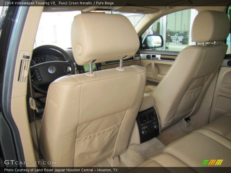 Reed Green Metallic / Pure Beige 2004 Volkswagen Touareg V8