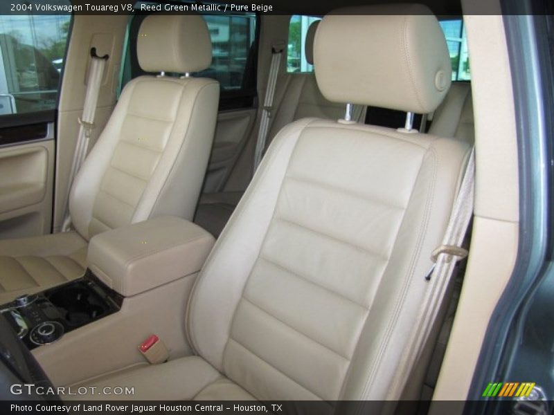 Reed Green Metallic / Pure Beige 2004 Volkswagen Touareg V8