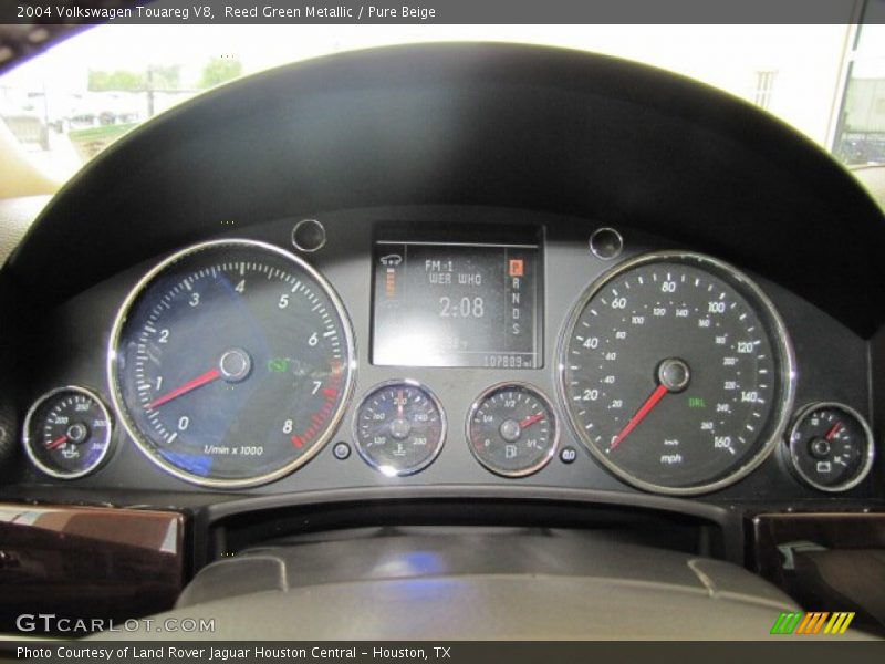 Reed Green Metallic / Pure Beige 2004 Volkswagen Touareg V8