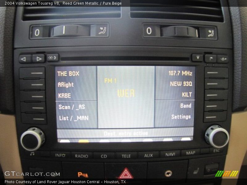 Reed Green Metallic / Pure Beige 2004 Volkswagen Touareg V8