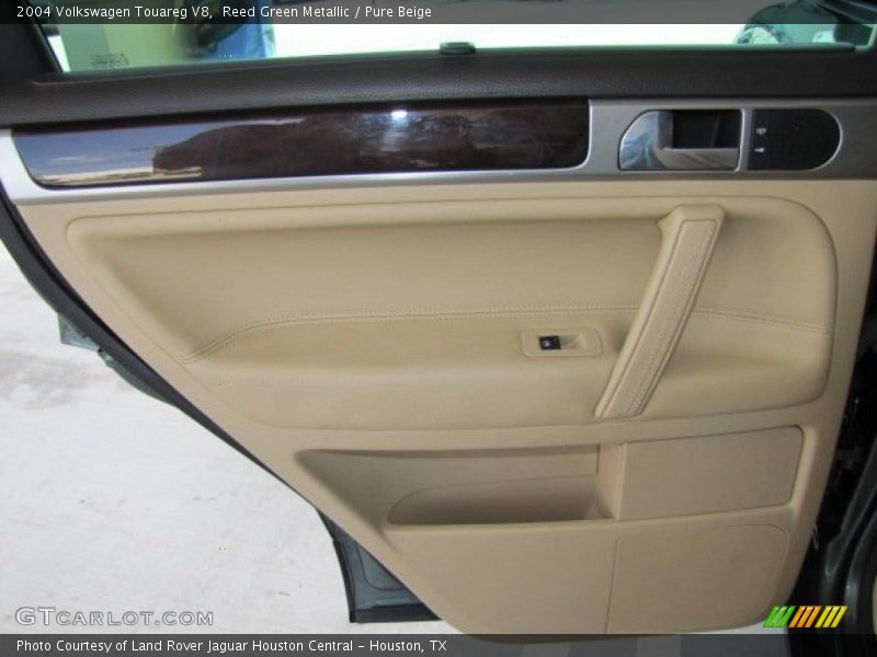 Reed Green Metallic / Pure Beige 2004 Volkswagen Touareg V8
