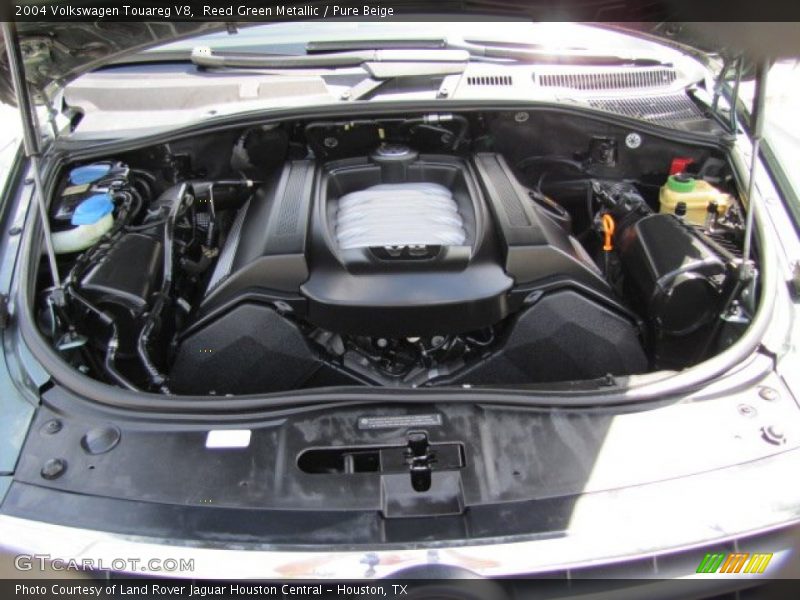 Reed Green Metallic / Pure Beige 2004 Volkswagen Touareg V8