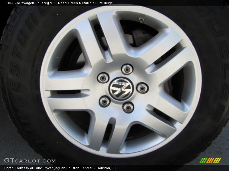 Reed Green Metallic / Pure Beige 2004 Volkswagen Touareg V8