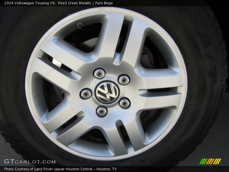 Reed Green Metallic / Pure Beige 2004 Volkswagen Touareg V8
