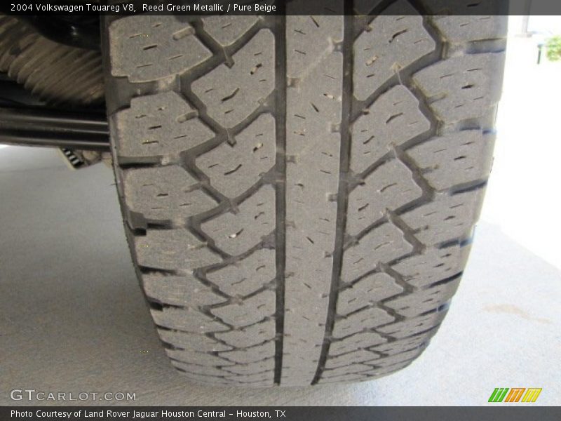 Reed Green Metallic / Pure Beige 2004 Volkswagen Touareg V8