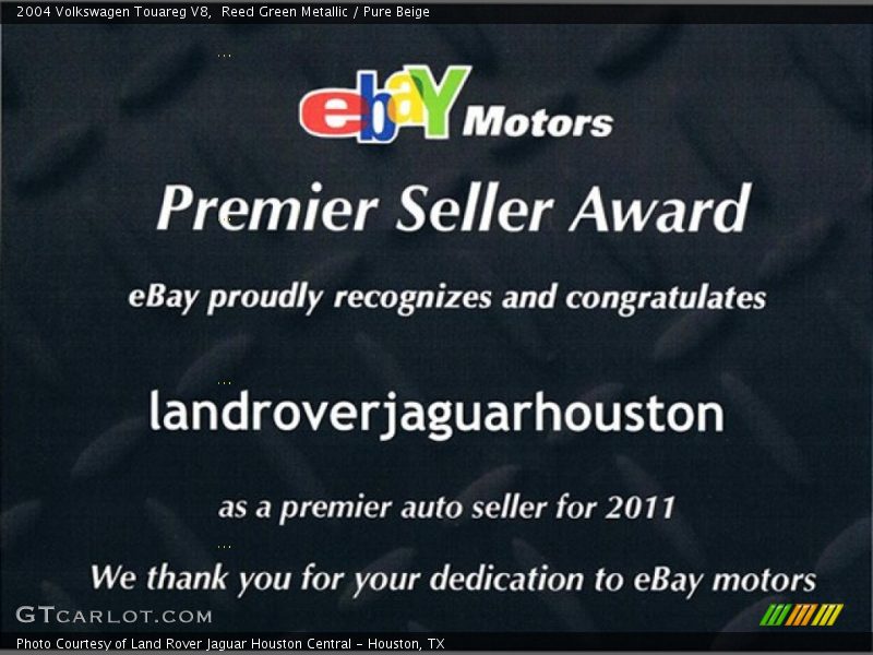 Reed Green Metallic / Pure Beige 2004 Volkswagen Touareg V8