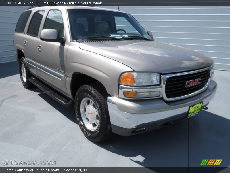 Pewter Metallic / Neutral/Shale 2002 GMC Yukon SLT 4x4