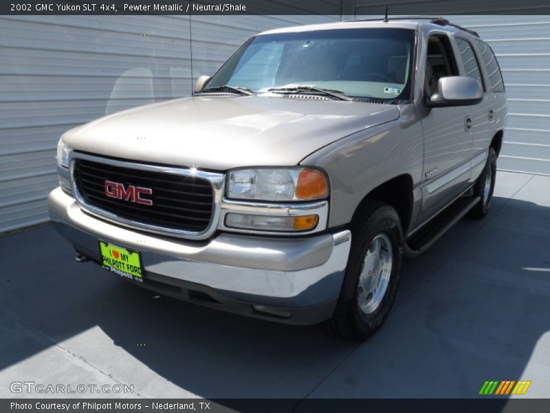Pewter Metallic / Neutral/Shale 2002 GMC Yukon SLT 4x4