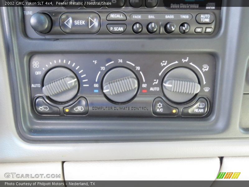 Pewter Metallic / Neutral/Shale 2002 GMC Yukon SLT 4x4