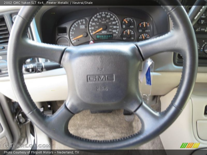 Pewter Metallic / Neutral/Shale 2002 GMC Yukon SLT 4x4