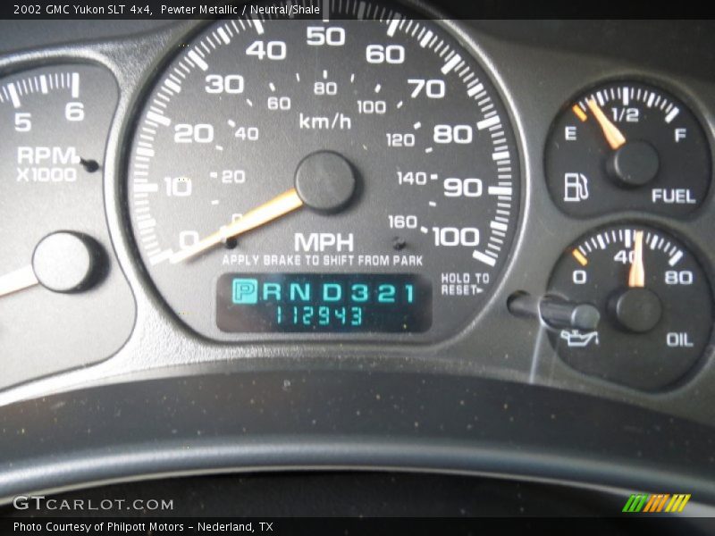 Pewter Metallic / Neutral/Shale 2002 GMC Yukon SLT 4x4