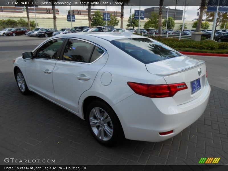 Bellanova White Pearl / Ebony 2013 Acura ILX 1.5L Hybrid Technology