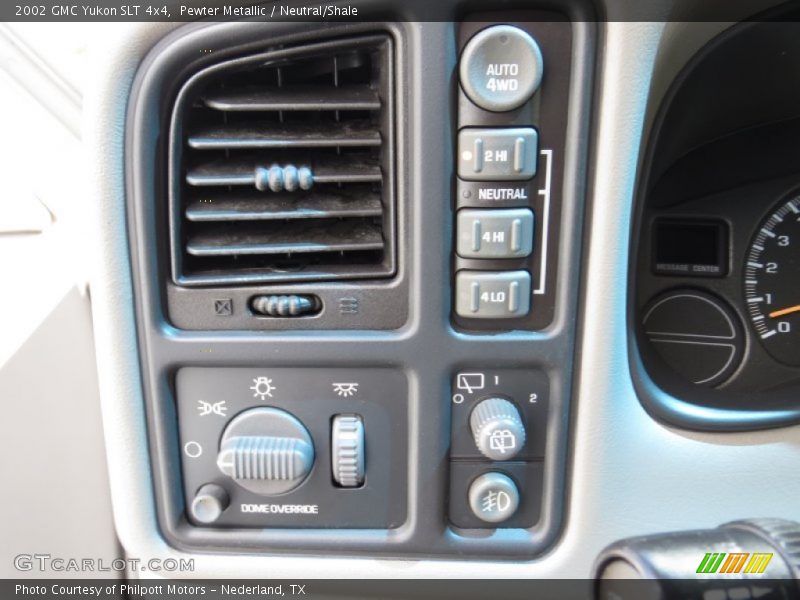 Pewter Metallic / Neutral/Shale 2002 GMC Yukon SLT 4x4