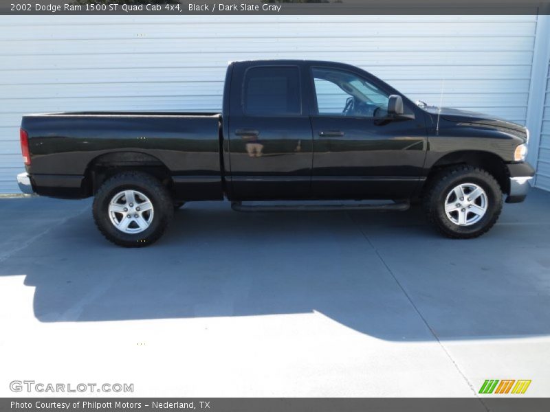 Black / Dark Slate Gray 2002 Dodge Ram 1500 ST Quad Cab 4x4
