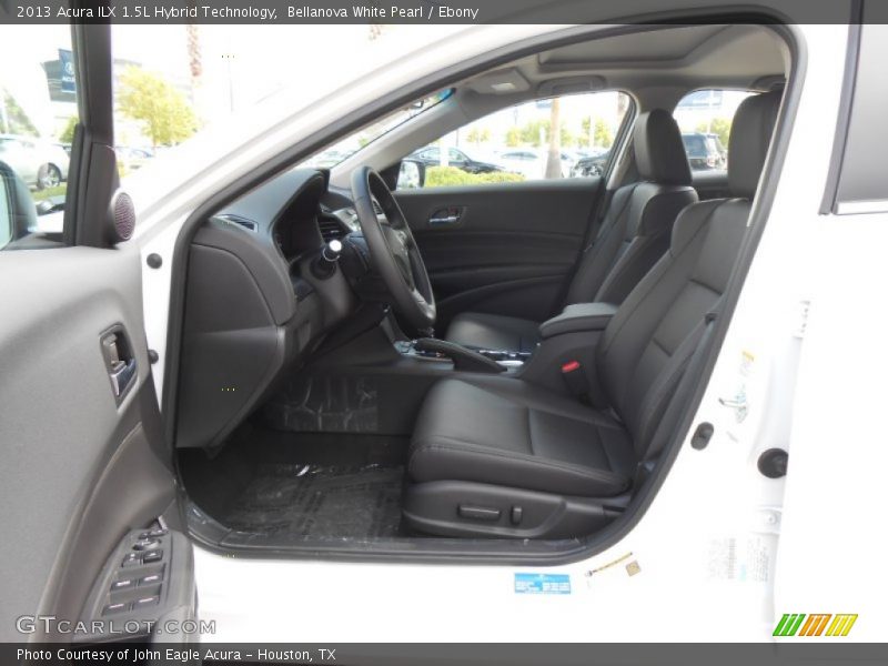 Front Seat of 2013 ILX 1.5L Hybrid Technology