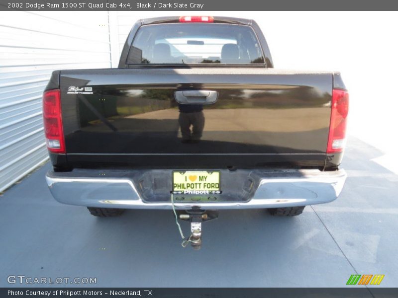 Black / Dark Slate Gray 2002 Dodge Ram 1500 ST Quad Cab 4x4