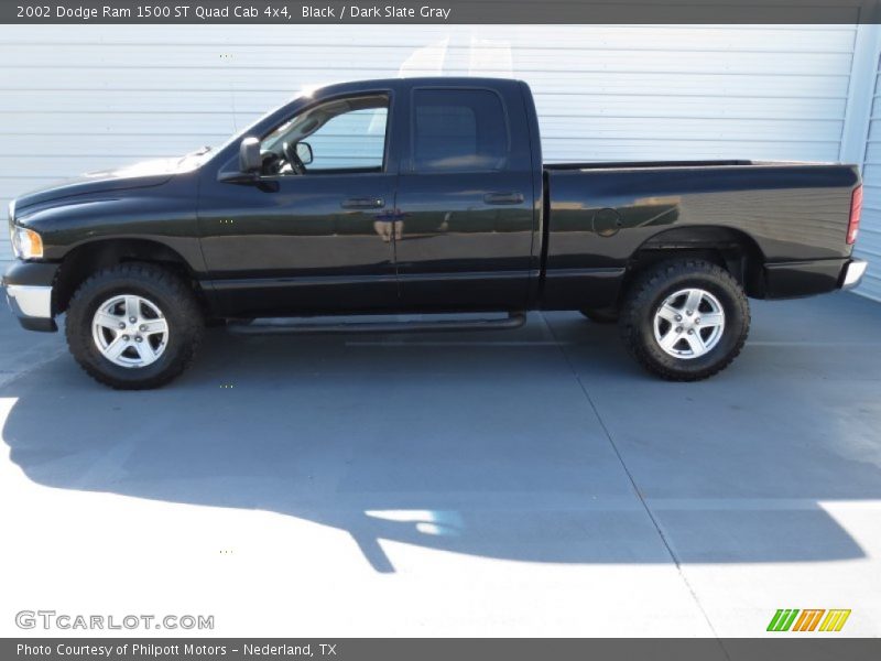 Black / Dark Slate Gray 2002 Dodge Ram 1500 ST Quad Cab 4x4