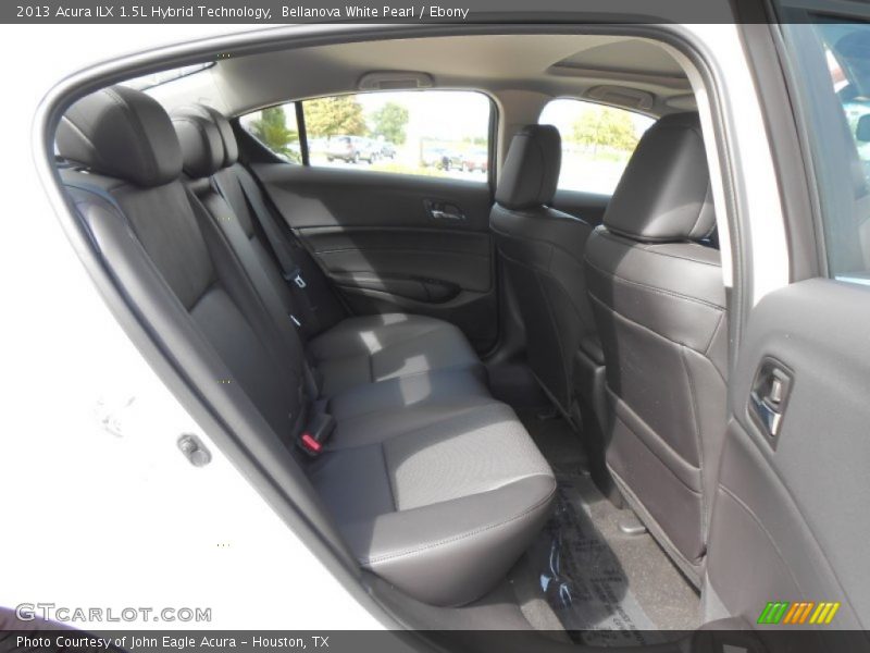 Rear Seat of 2013 ILX 1.5L Hybrid Technology