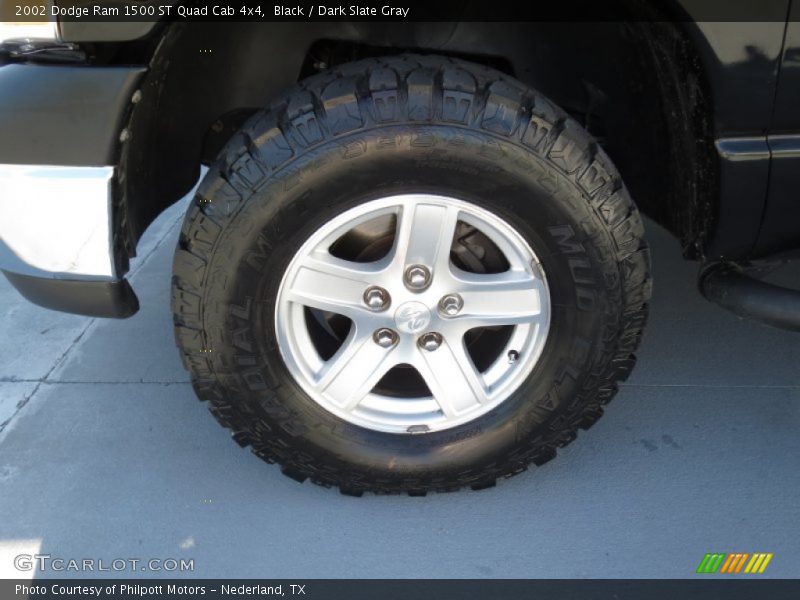 Black / Dark Slate Gray 2002 Dodge Ram 1500 ST Quad Cab 4x4