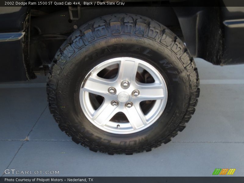 Black / Dark Slate Gray 2002 Dodge Ram 1500 ST Quad Cab 4x4