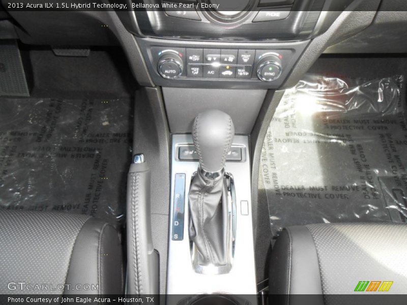  2013 ILX 1.5L Hybrid Technology CVT Automatic Shifter