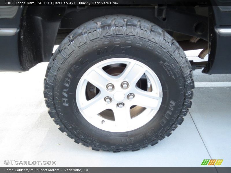 Black / Dark Slate Gray 2002 Dodge Ram 1500 ST Quad Cab 4x4