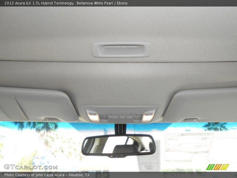 Bellanova White Pearl / Ebony 2013 Acura ILX 1.5L Hybrid Technology
