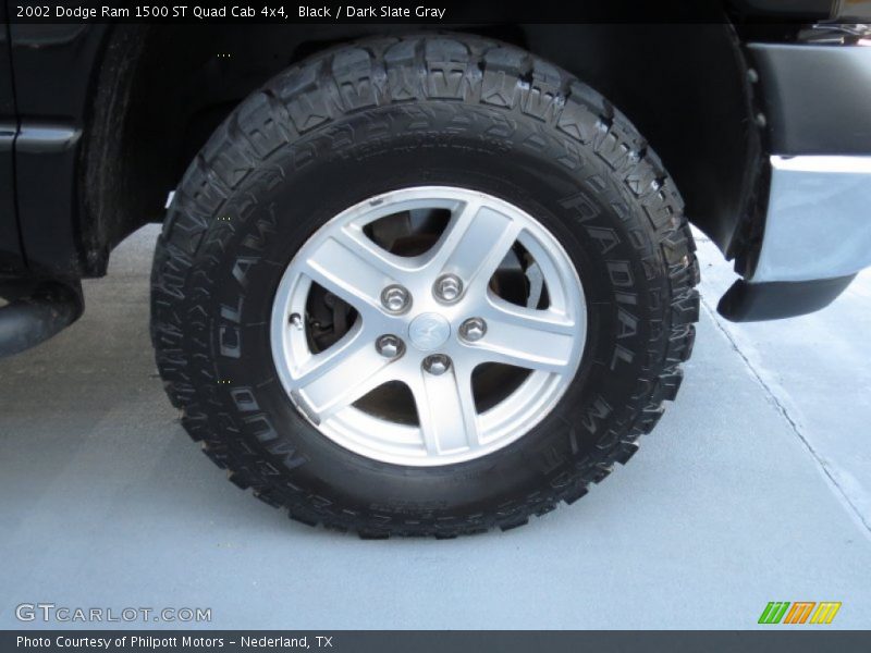 Black / Dark Slate Gray 2002 Dodge Ram 1500 ST Quad Cab 4x4