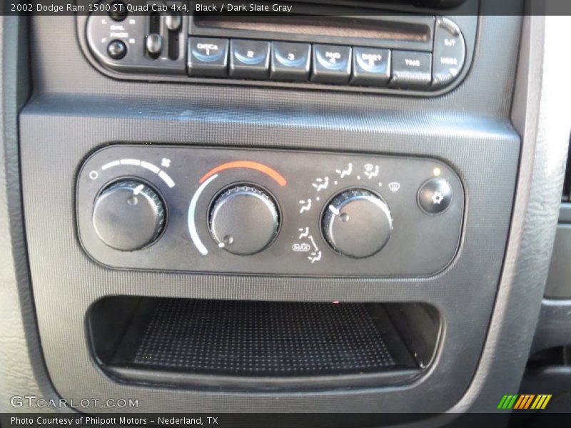 Black / Dark Slate Gray 2002 Dodge Ram 1500 ST Quad Cab 4x4