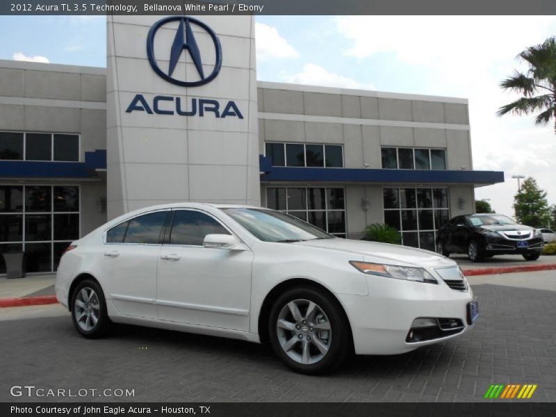 Bellanova White Pearl / Ebony 2012 Acura TL 3.5 Technology