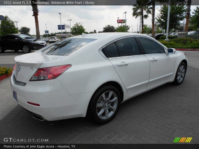 Bellanova White Pearl / Ebony 2012 Acura TL 3.5 Technology