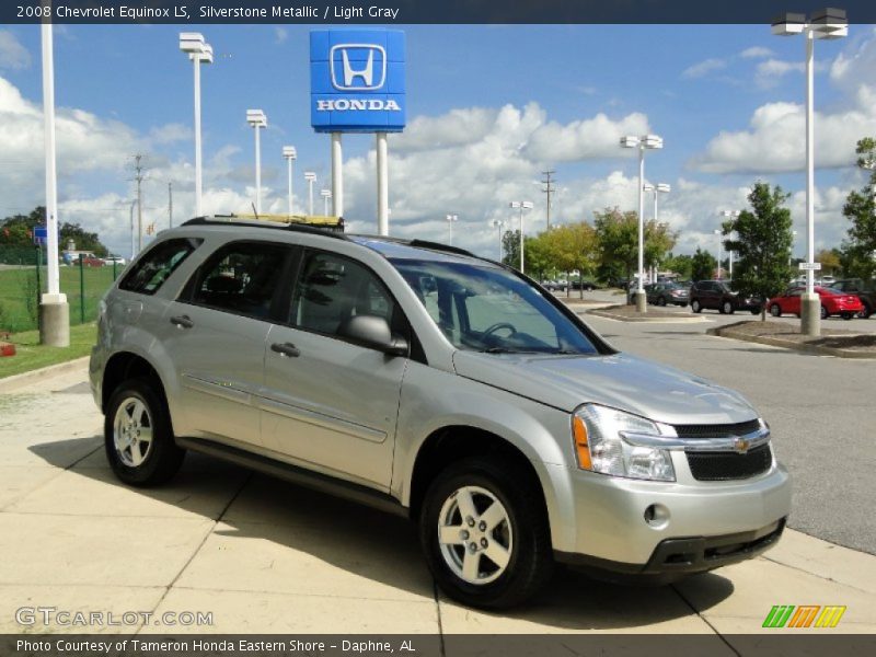 Silverstone Metallic / Light Gray 2008 Chevrolet Equinox LS