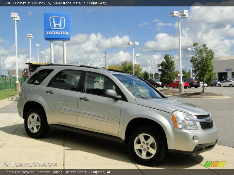 Silverstone Metallic / Light Gray 2008 Chevrolet Equinox LS