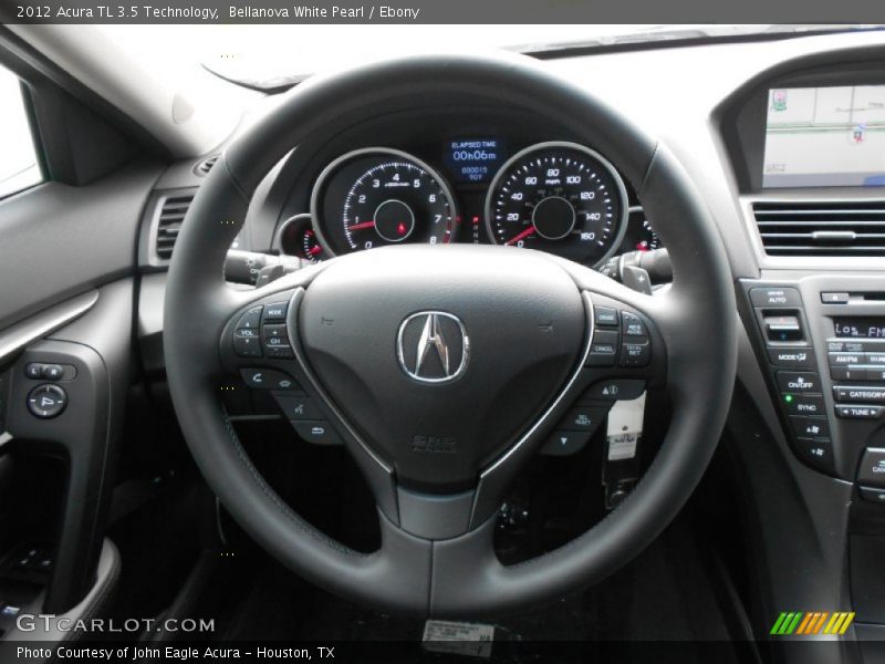 Bellanova White Pearl / Ebony 2012 Acura TL 3.5 Technology