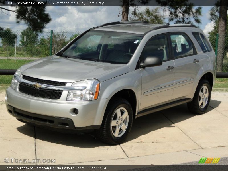 Silverstone Metallic / Light Gray 2008 Chevrolet Equinox LS