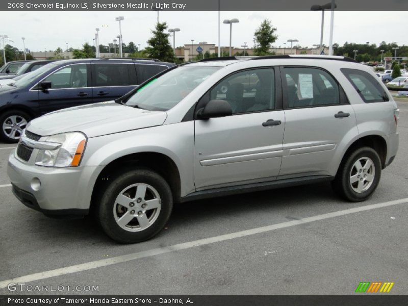 Silverstone Metallic / Light Gray 2008 Chevrolet Equinox LS