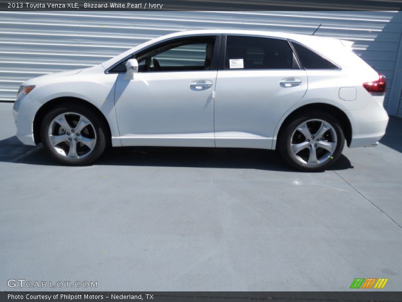 Blizzard White Pearl / Ivory 2013 Toyota Venza XLE