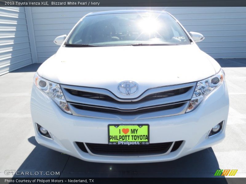 Blizzard White Pearl / Ivory 2013 Toyota Venza XLE