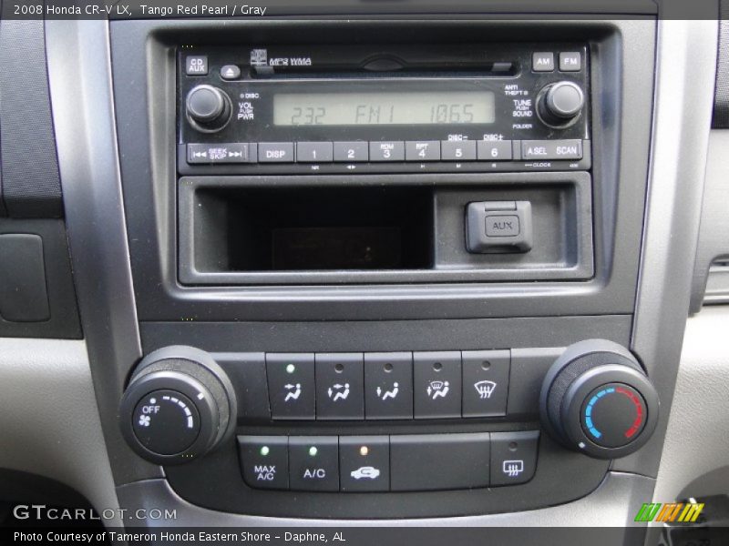 Tango Red Pearl / Gray 2008 Honda CR-V LX