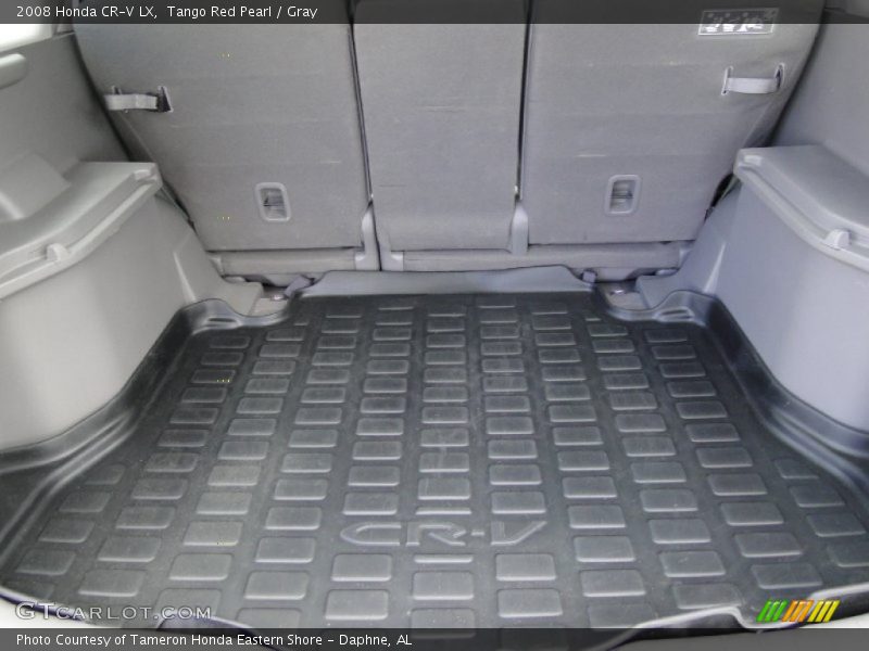 Tango Red Pearl / Gray 2008 Honda CR-V LX