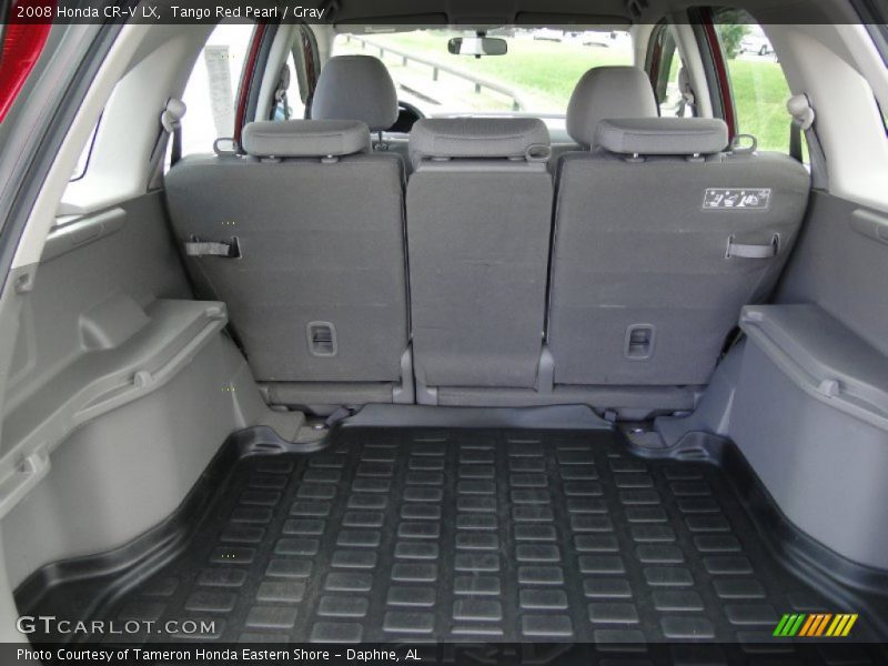 Tango Red Pearl / Gray 2008 Honda CR-V LX