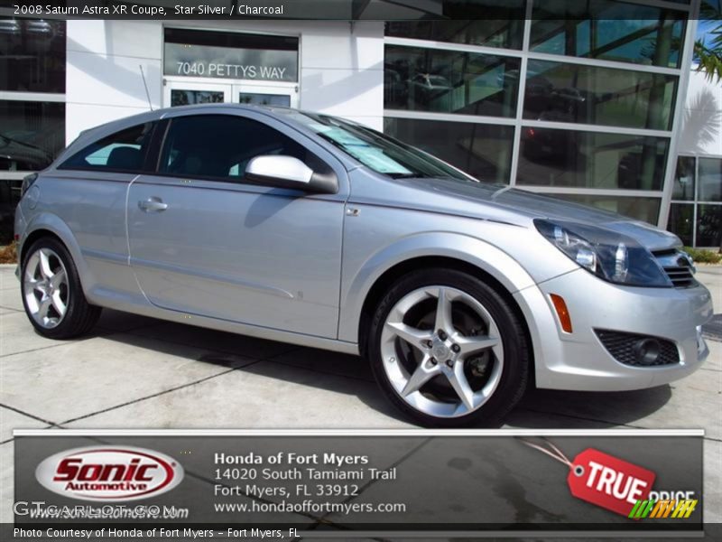 Star Silver / Charcoal 2008 Saturn Astra XR Coupe