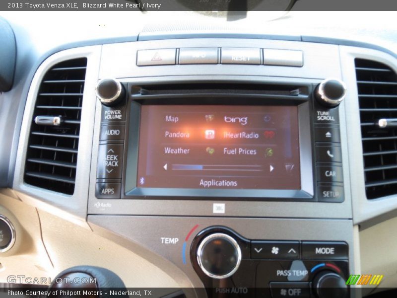 Blizzard White Pearl / Ivory 2013 Toyota Venza XLE