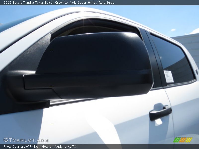 Super White / Sand Beige 2012 Toyota Tundra Texas Edition CrewMax 4x4
